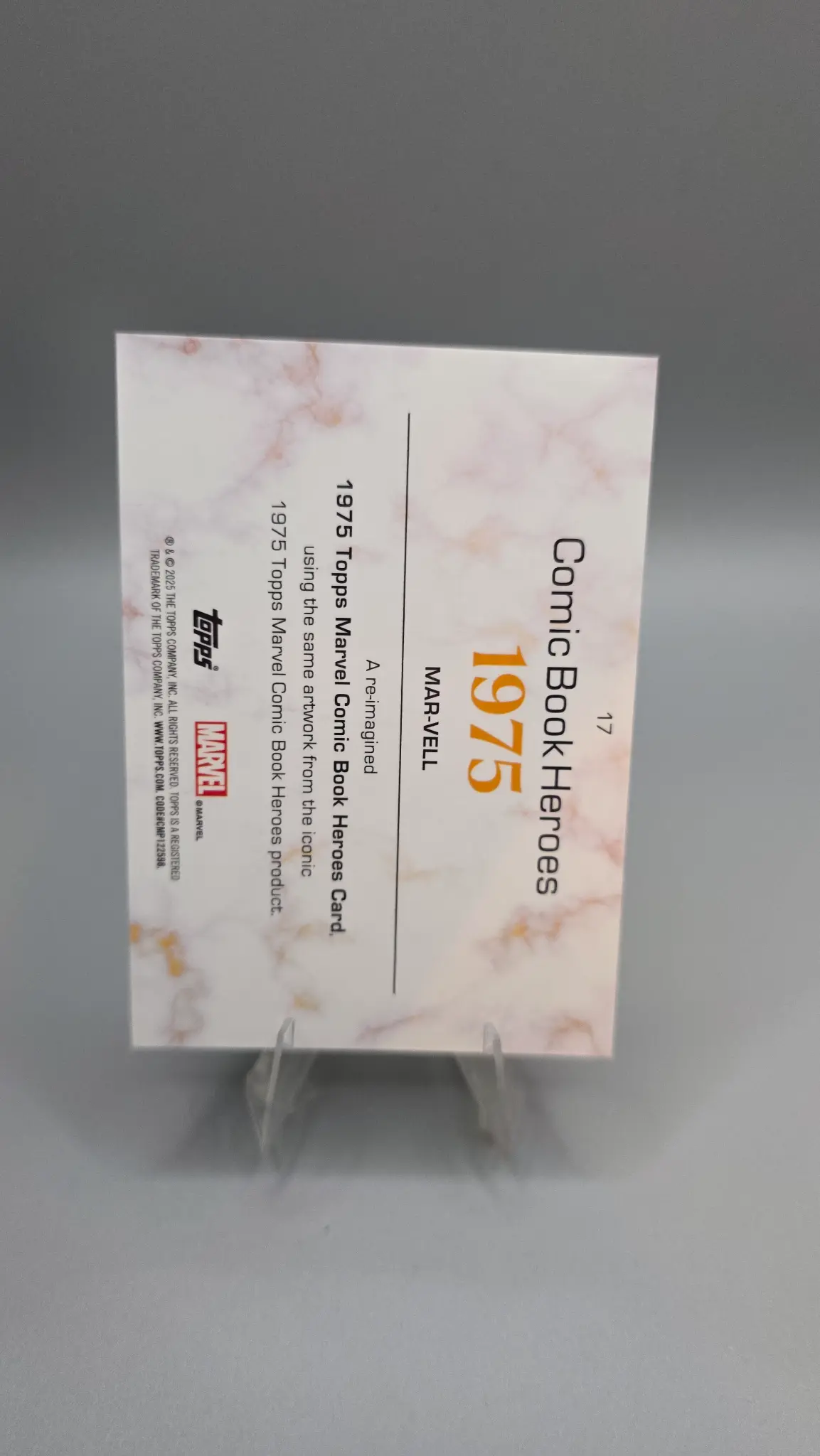 Card Information - Back