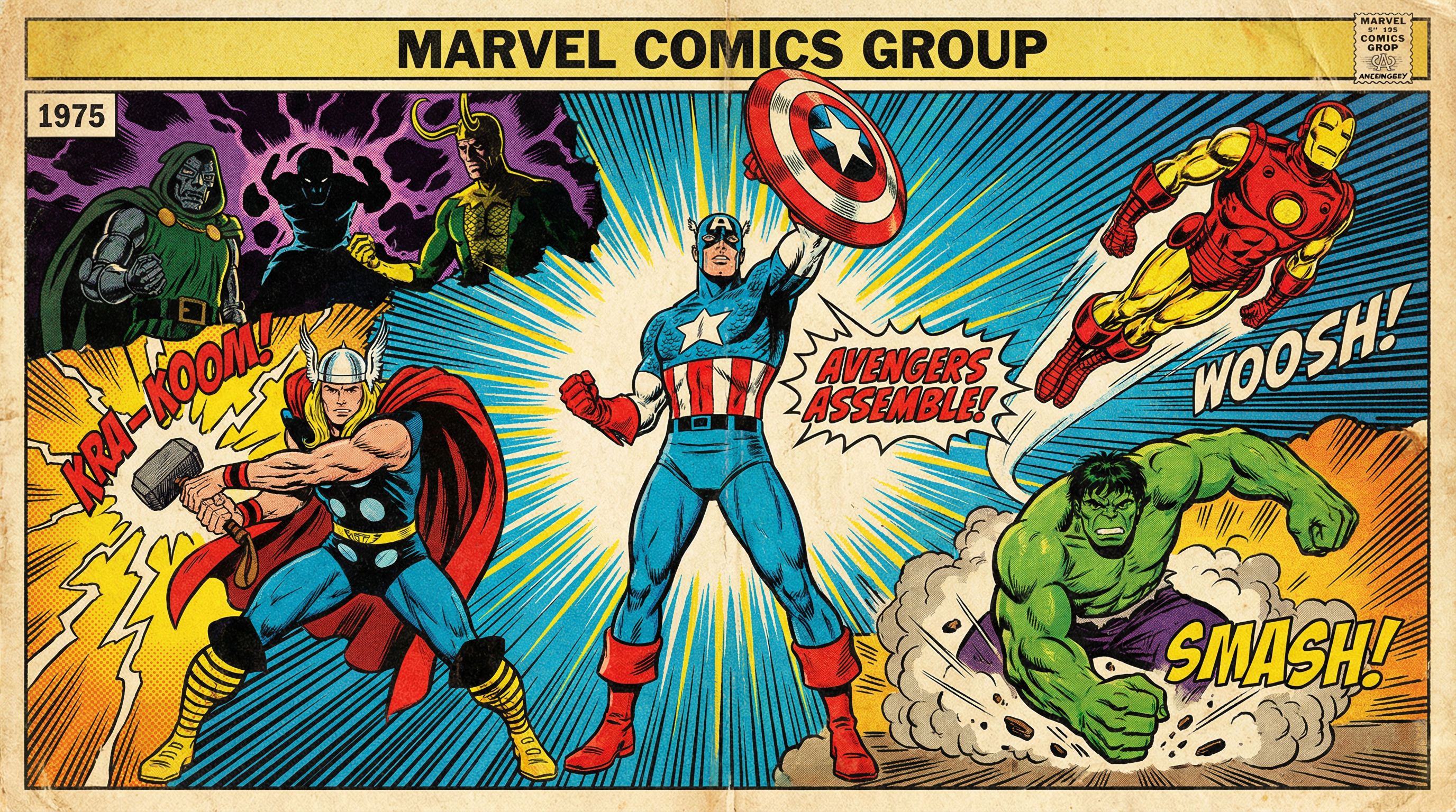 1975 Comic Book Heroes Era